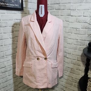 GB Pink/White Pinstripe SZ L Jacket